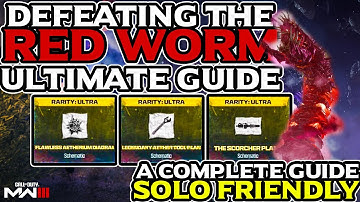 Ultimate Red Worm Guide SOLO FRIENDLY Defeat Greylorm (Modern Warfare 3 Zombies) #mwz #callofduty