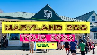 The Maryland Zoo in Baltimore | Tour 2023 | USA | Baltimore Zoo | Points of interest | America | MD