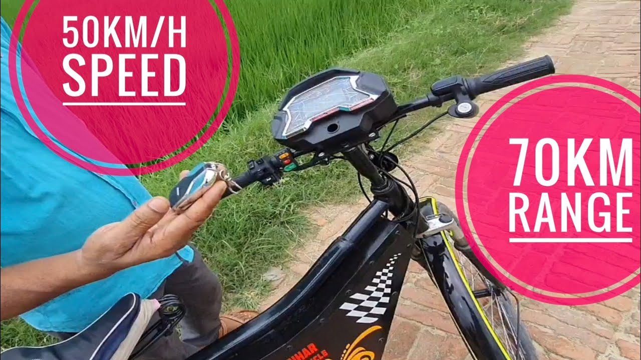 50km h Speed And 70km charge Electric Cycle YouTube
