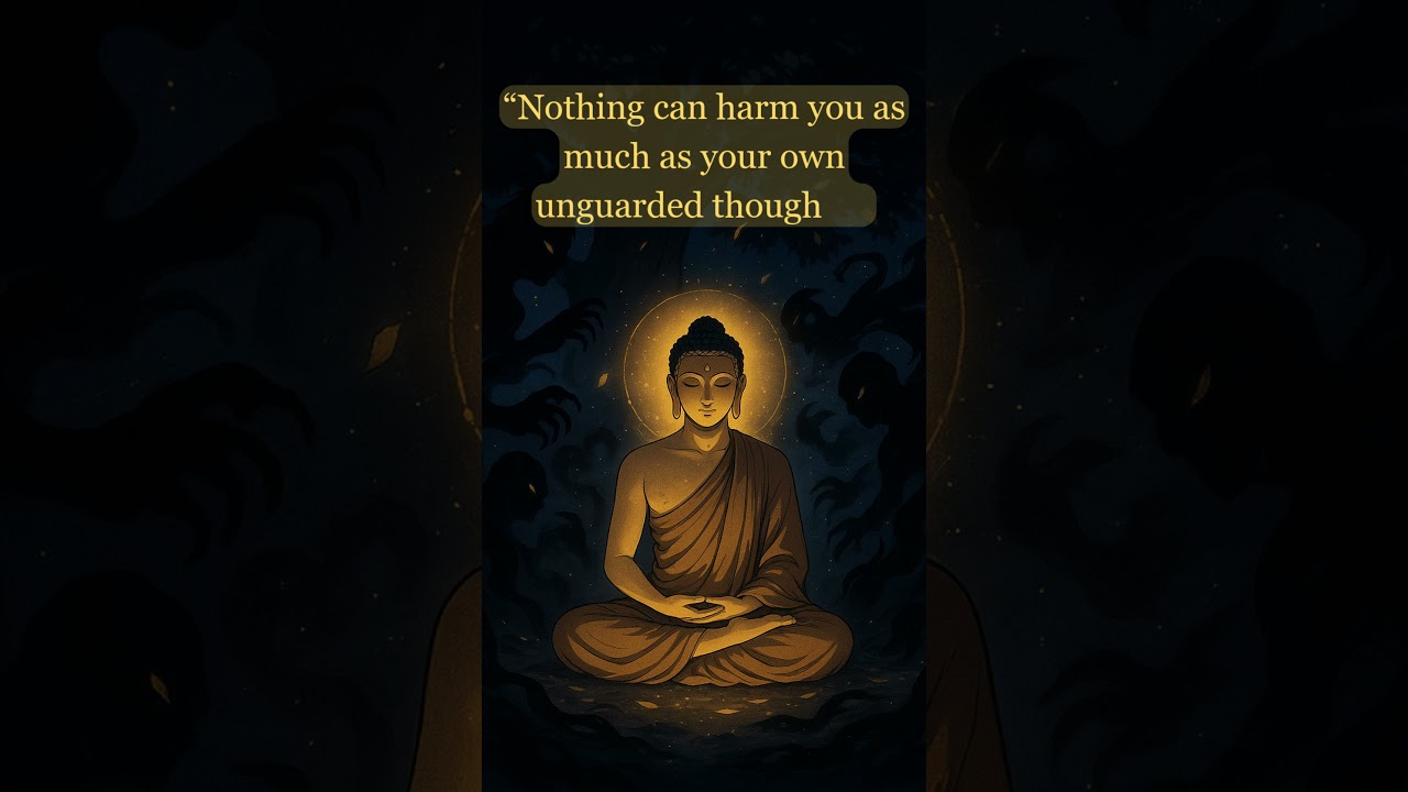 Nothing can harm you as much as your own unguarded thoughts. | Deep Quote 