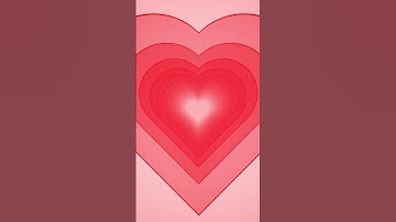 Free 4K Heart Tunnel Loop Background Animation Video #heart #tunnel #loop #background