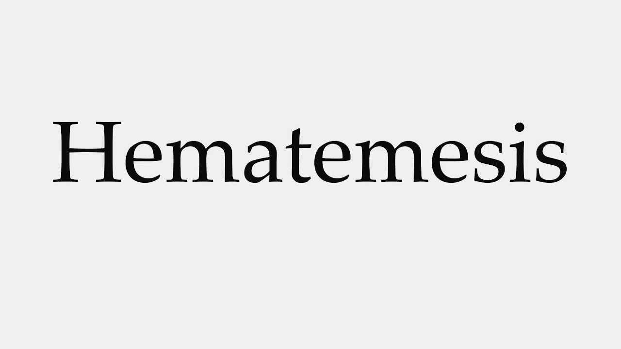 hematemesis