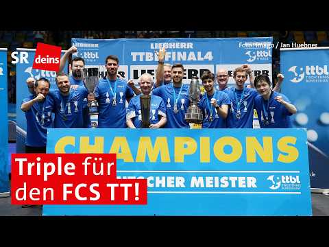 Tischtennis: 1. FC Saarbrücken krönt Traumsaison mit der deutschen Meisterschaft