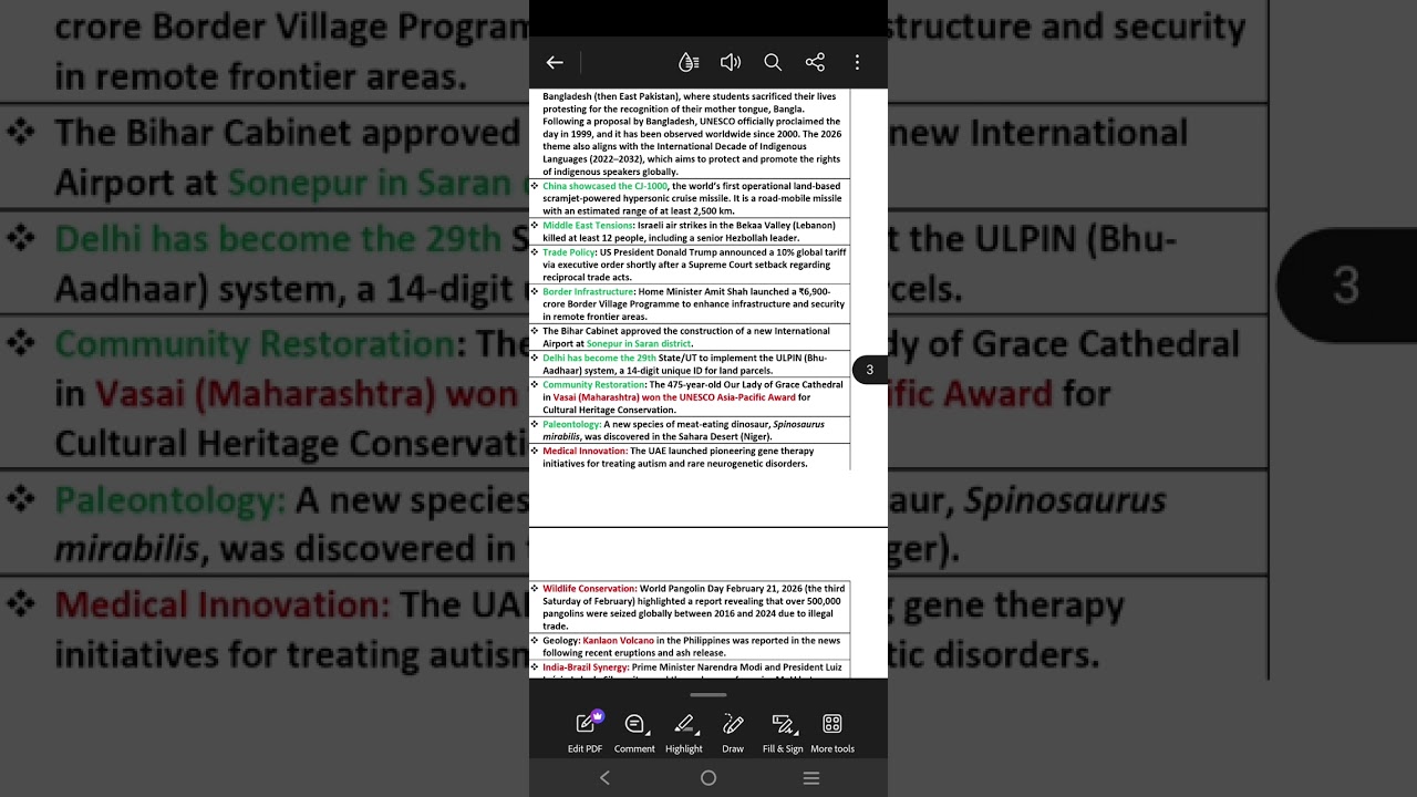 Current affairs - quick reading from exam perspective.comment you're views. #HYT #prelims #ias 