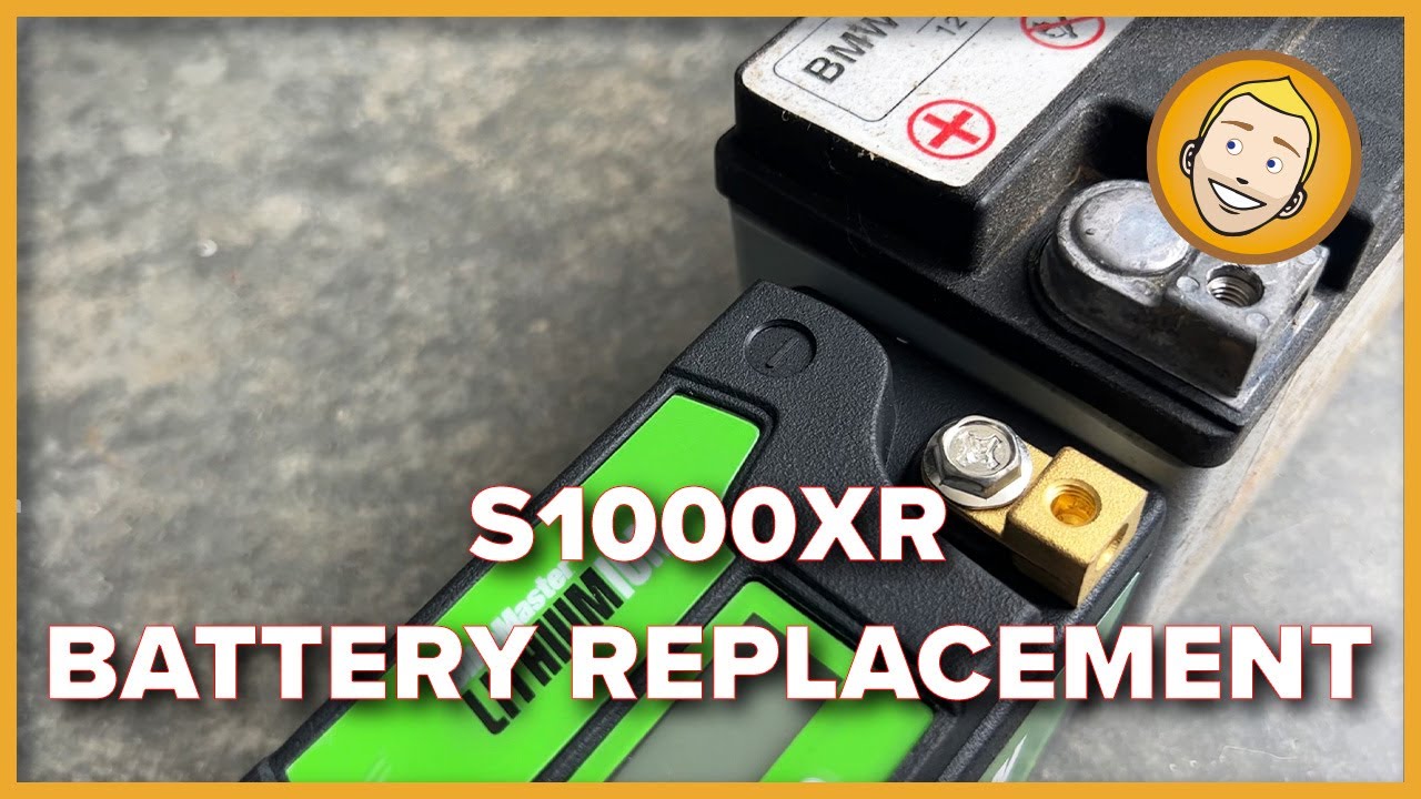 BMW S1000XR Lithium Ion Battery Replacement YouTube