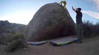 Sheila Sends Devoted Traverse V6 - Buttermilks, Bishop