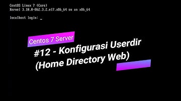 #12 Konfigurasi UserDir Home Web Directory - Centos 7 Server