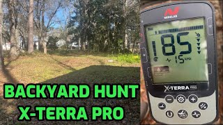 Backyard Metal Detecting With The XTerra Pro. COIN SPILL TIME! Squeakers, Coins, And Junk