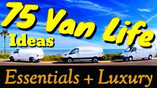 75 Van Build IDEAS - INSPIRATION for VAN LIFE