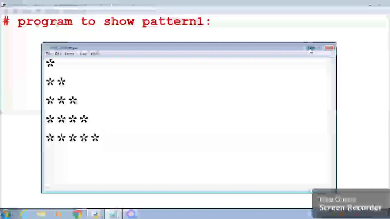 python-program-to-show-star-patterns-ising-nestes-loops-youtube