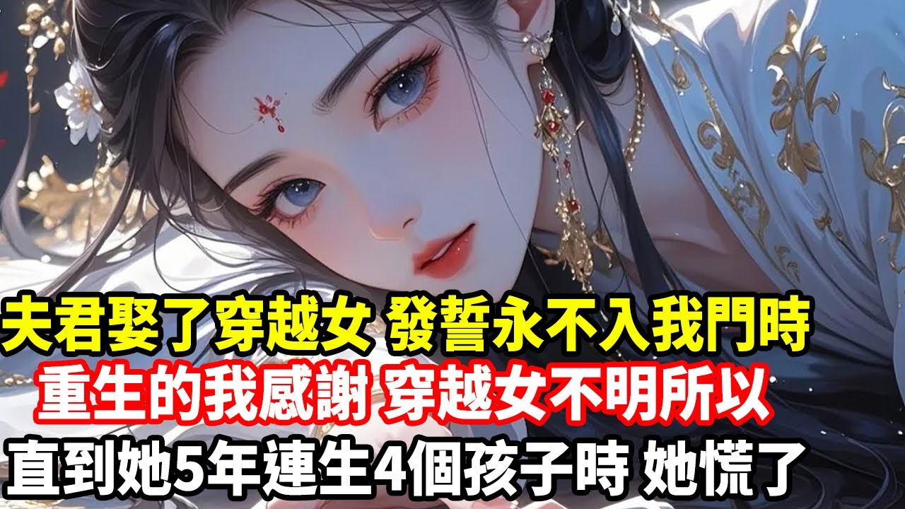 夫君娶了穿越女，發誓永不入我門時，重生的我感謝，穿越女不明所以，直到她5年連生4個孩子時，她慌了......