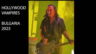 Johnny Depp guitar solo drives the Audience wild, Hollywood Vampires Bulgaria
