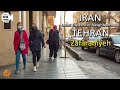 Tehran the most Expensive Neighborhood Zafaraniyeh Street walking Tour Iran walk 4K