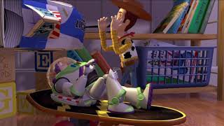 Вуди смеется над Баззом ... отрывок из мультфильма (История Игрушек/Toy Story)1995