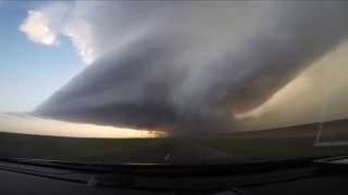Tornado Warned Floydada Texas TIMELAPSE of SUPERCELLS 04-22-15