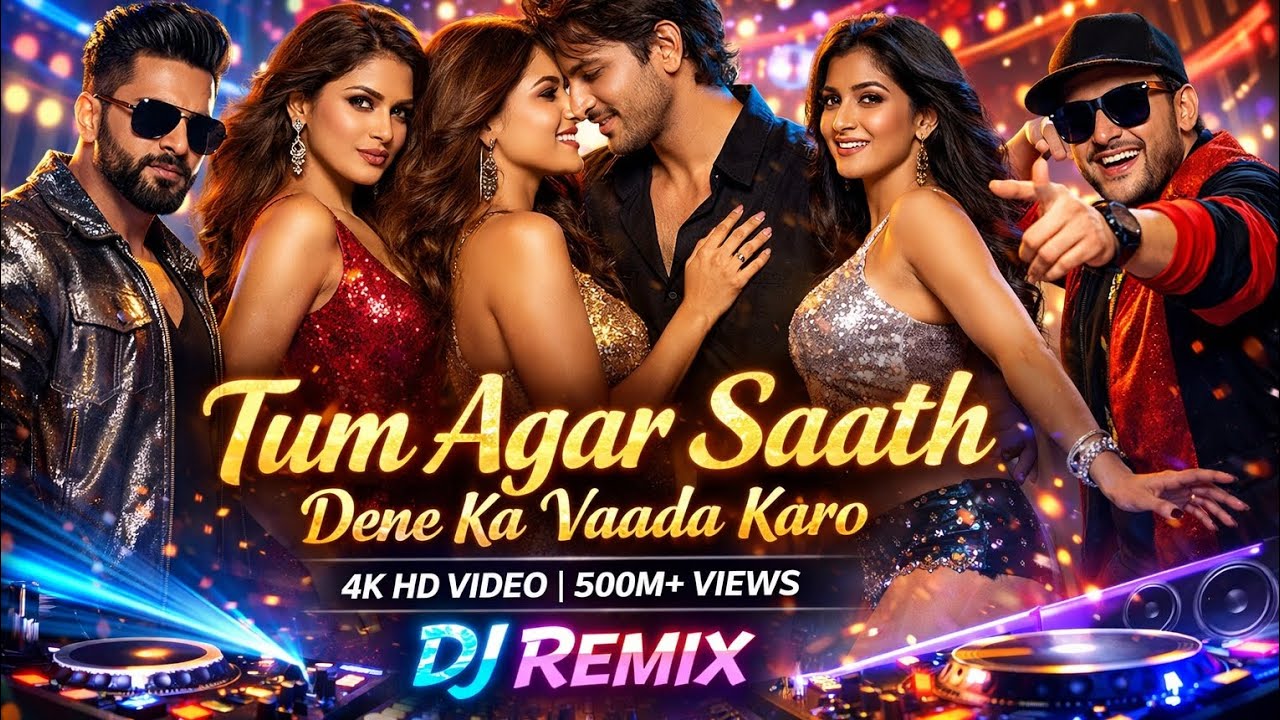 New Live Version: Tum Agar Saath Dene Ka Vaada Karo 4K | Classic Romantic Hindi Song | Full HD
