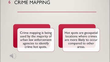 Social Network Analysis, Crime Mapping, and Big Data