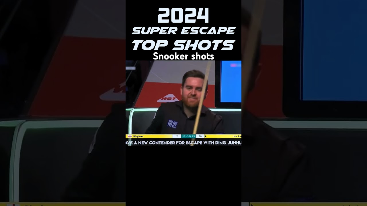 Talent or luck ? Snooker tips| best escape shots 2024 |top snooker shots