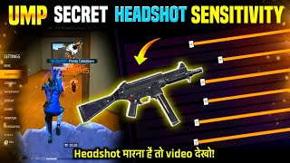Ump Gun Secret Auto Headshot Sensitivity Setting for Free Fire // Secret Sensitivity Setting