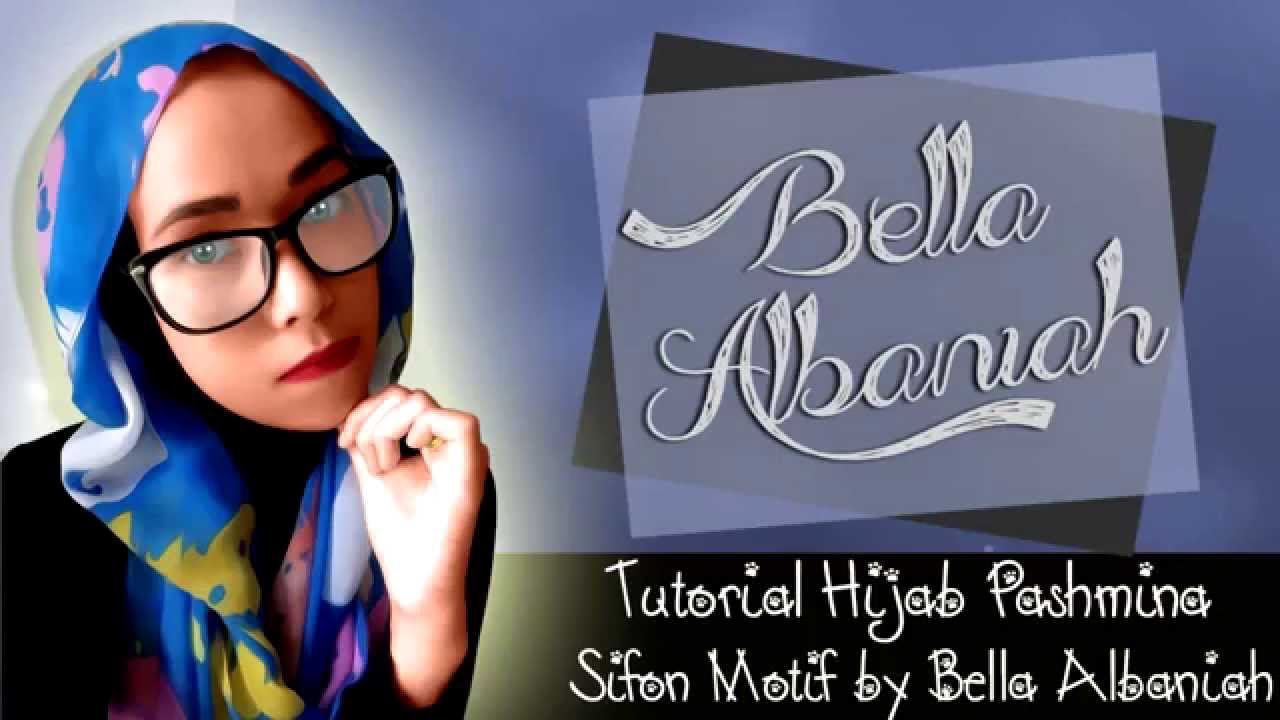 Tutorial Hijab Pashmina Sifon Motif Terbaru 2018 YouTube