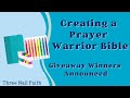 Prayer Bible Giveaway Winners Announced