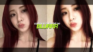 BLURRR COLORING TUTORIAL screenshot 1