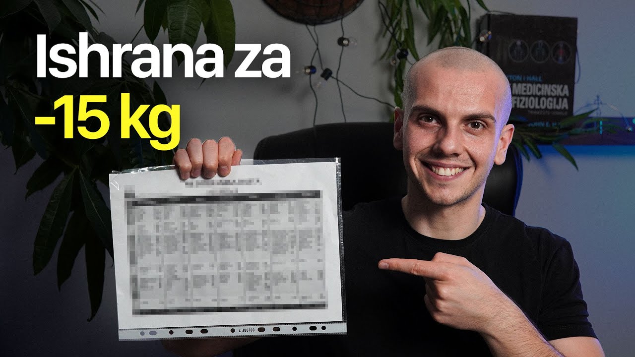 Plan ishrane za 15kg manje  (za žene) - TRAJNO