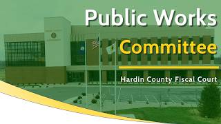 Public Works Committee - August 12 2026
