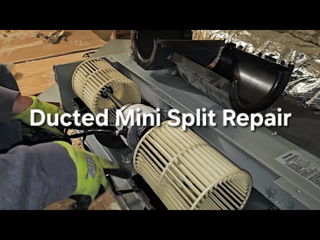Ducted Mini Split Blower Motor Replacement #ducted #minisplit