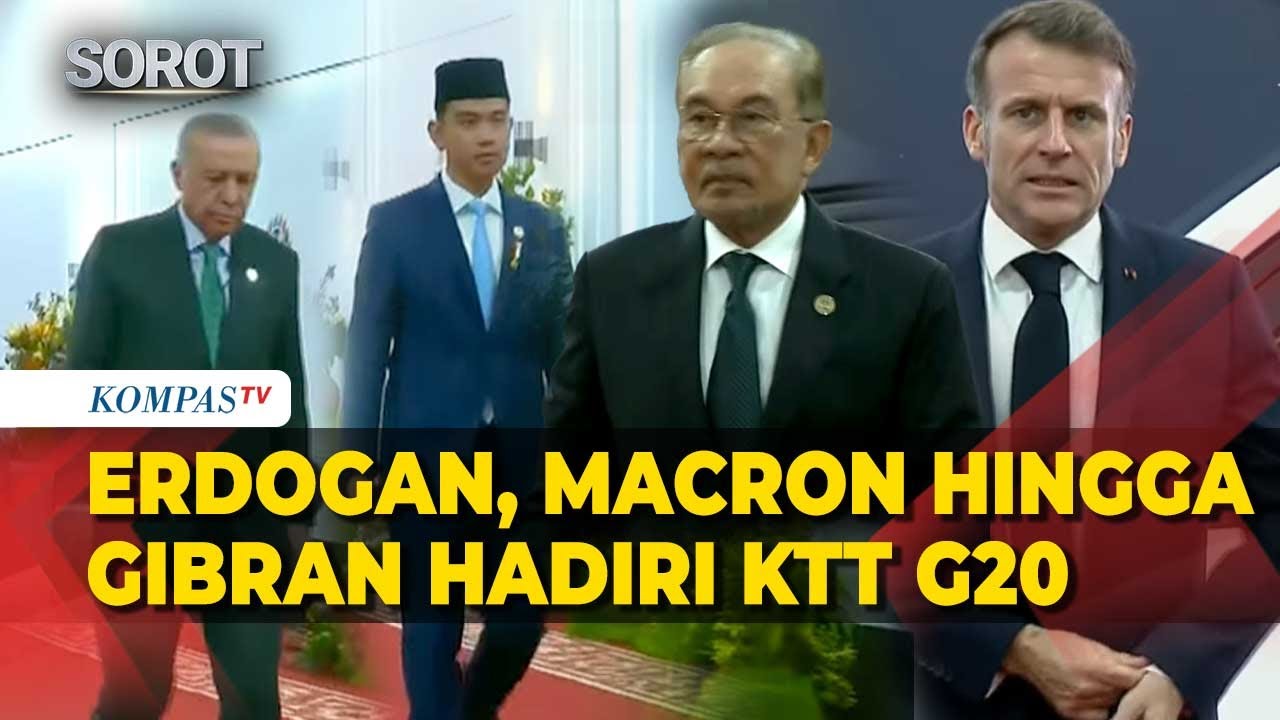 [FULL] Kedatangan Erdogan, Macron, Anwar hingga Gibran di KTT G20 Afrika Selatan