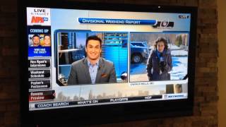 NFL Network reporter Aditi Kinkhabwala is a little cold
