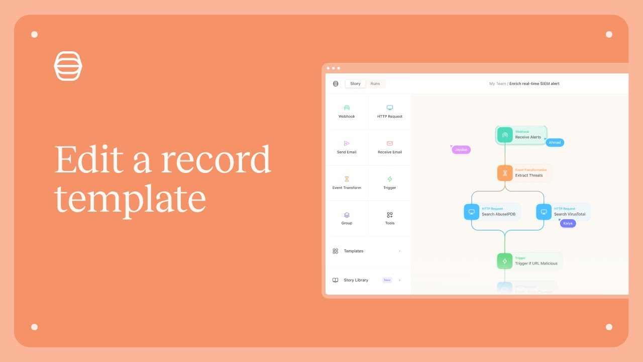 How to - edit a record template - YouTube