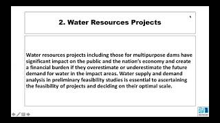 Project Feasibility Study - Lecture 2 (Economic Analysis) - ESU