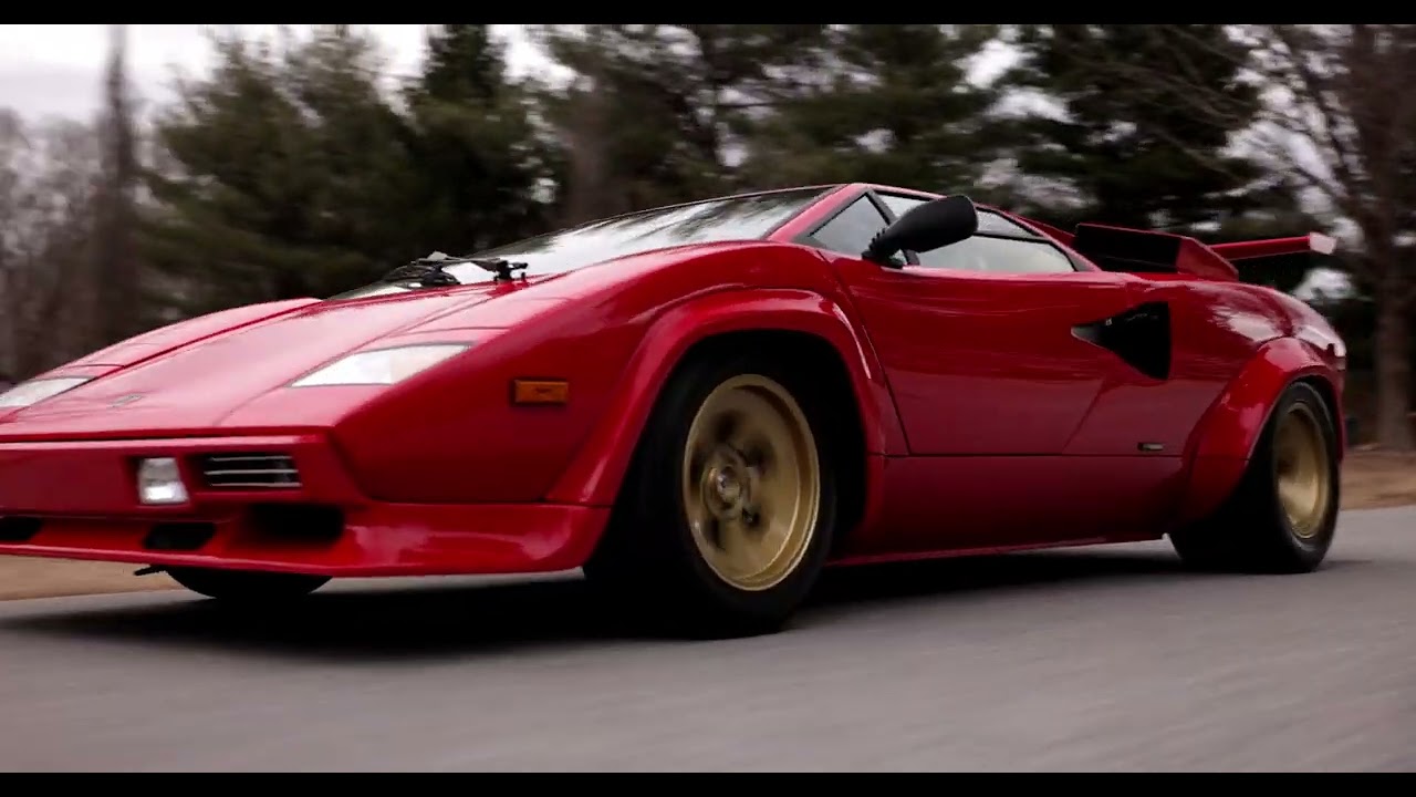 Lamborghini Countach in the wild | Rollers in 4K - YouTube