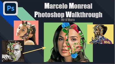 Photoshop Edit Tutorial - How to create artwork in the style of Marcelo Monreal