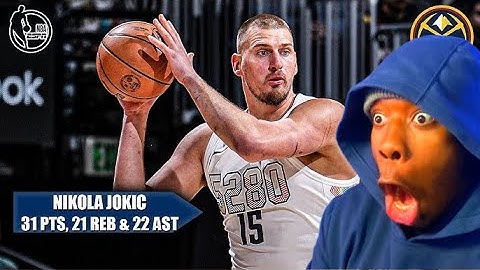 BETTER THAN BIRD?? | NIKOLA JOKIC HISTORIC TRIPLE-DOUBLE 30PTS 22AST 21REBS *REACTION* 2025