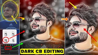 100% Real Dark Cb Photo Editing Kaise kare | Cb Face Editing In Mobile Tutorial screenshot 5