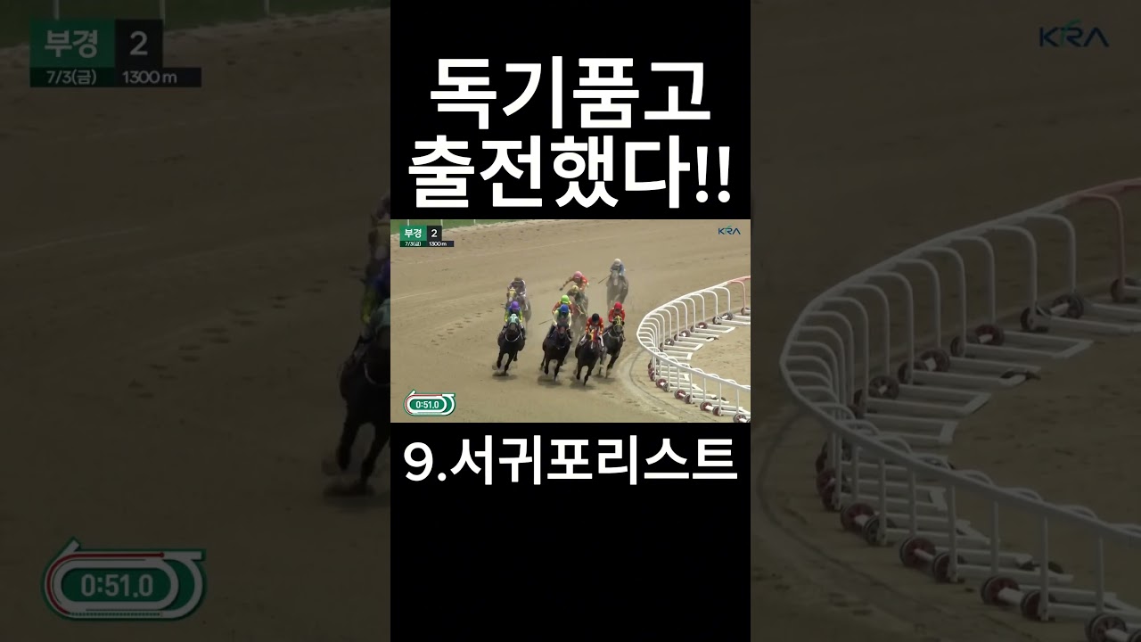 독기품고 출전했다  #경마  #경마예상  #경마방송  #경마예상방송  #서울경마  #금요경마  #토요경마  #일요경마 #경마장