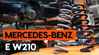 How and when to replace Suspension springs rear and front MERCEDES-BENZ SLK (R171): video tutorial