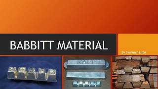 Babbitt Materials PPT