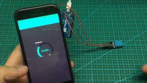 Xem nhiệt độ từ xa qua blynk với DHT11, ESP8266 Wemos D1, cấu hình wifi, auth bằng điện thoại