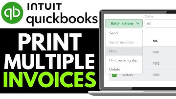 How To Print Multiple Invoices QuickBooks 2025 (FULL GUIDE)
