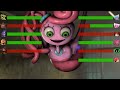 SFM FNaF Poppy Playtime Vs FNAF Low Poly WITH Healthbars