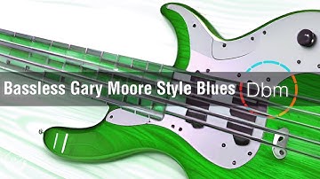 Bassless Gary Moore Style Blues Backing Track in Db Minor