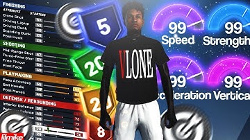 NBA 2k22 Best Big 2 Way Finisher build in the game