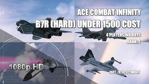 Ace Combat Infinity: B7R HARD @ 1500 cost (4 players, no CPU)