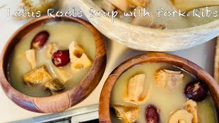 【CC】Lotus Roots Soup with Pork Ribs , Healthy and Delicious by Sesame Kitchen 139 views 1 year ago 5 minutes