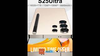 Smartphone S25 Ultra 5g 16gb+1tb 7.3 Inch 3g/4g/5g High Quality Android 15 Smart Cell Phone  S25 ...