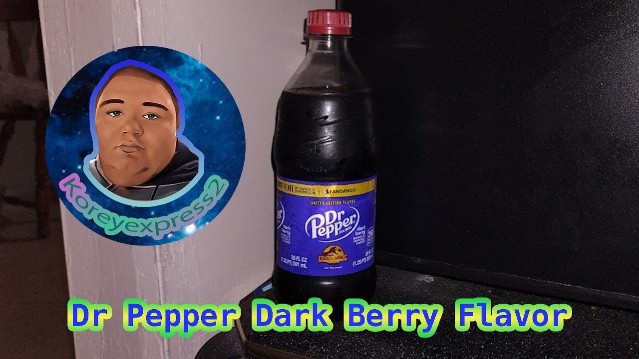 Dr Pepper Dark Berry Flavor YouTube