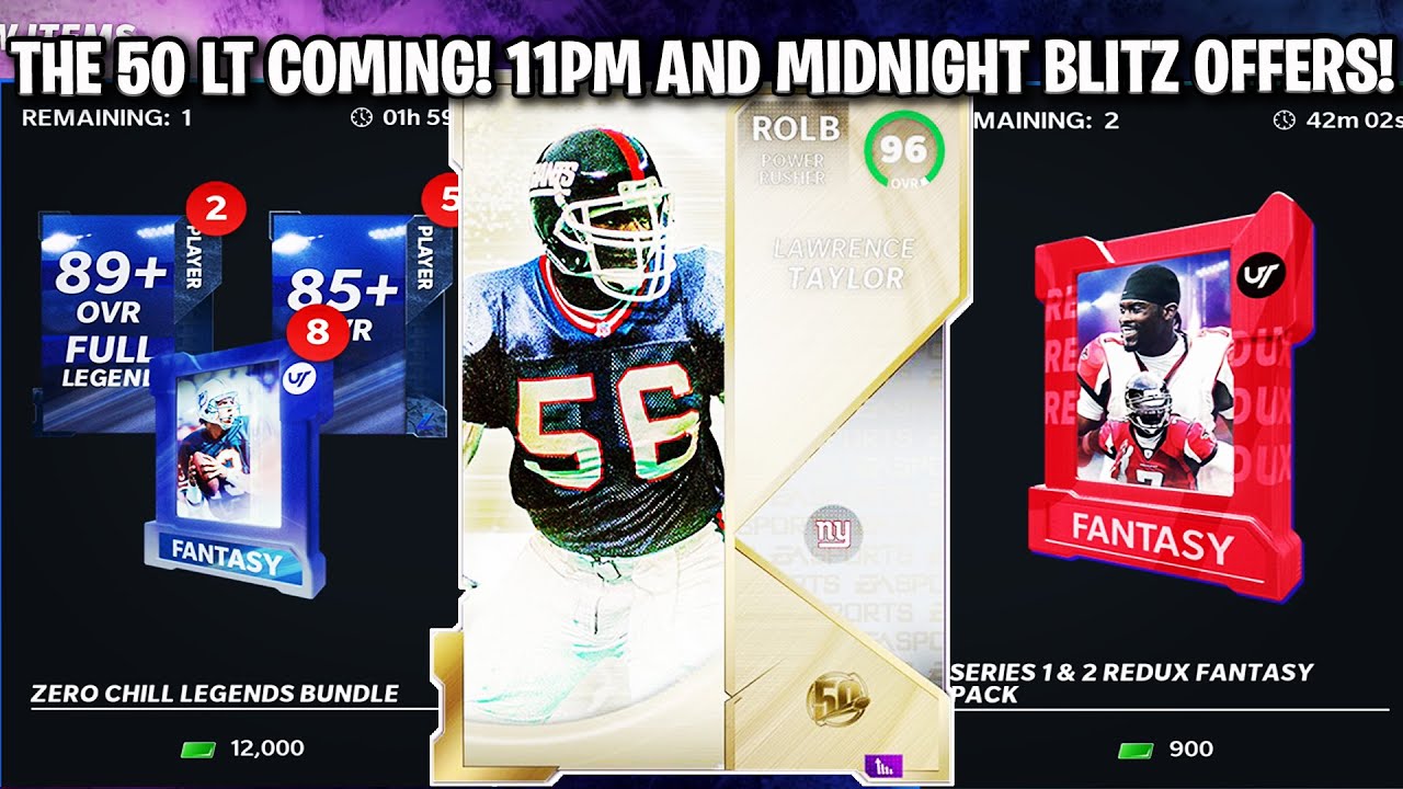 THE 50 LT COMING! MIDNIGHT REDUX OFFER AND 11PM LEGENDS BLITZ BUNDLE OFFERS! | MADDEN 21